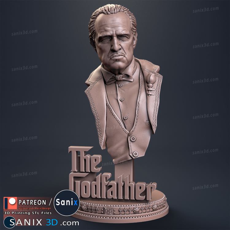 The Godfather ( bust ) - STL Files