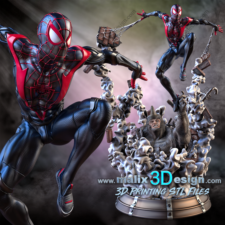 Spider Boy Miles - STL Files