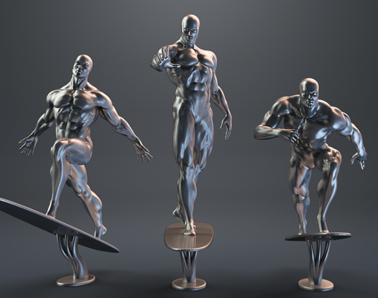 SILVER SURFER (all 3 Version) - STL Files