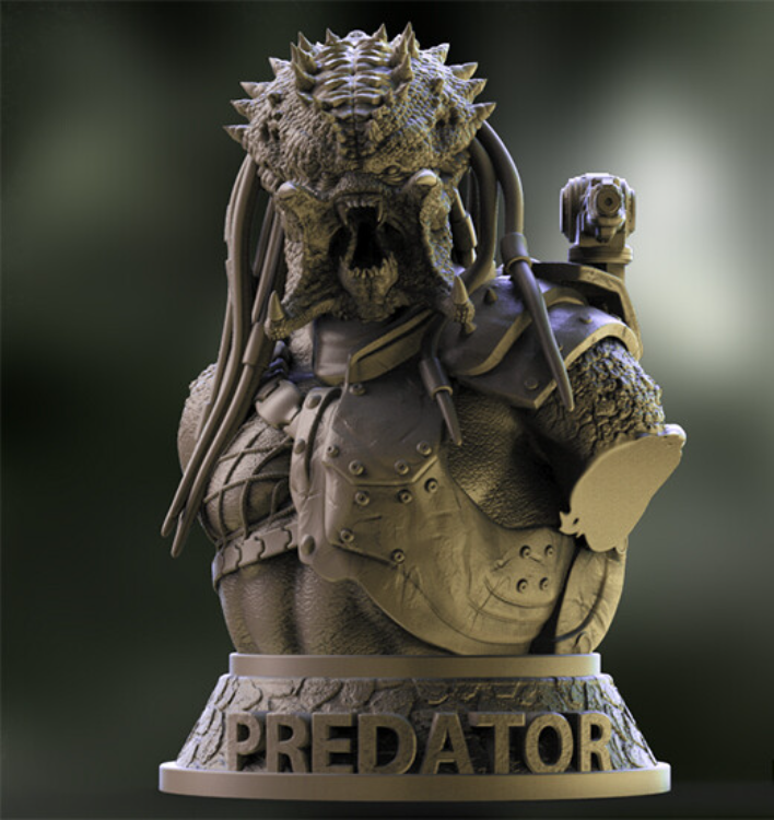 PREDATOR ( bust ) - STL Files