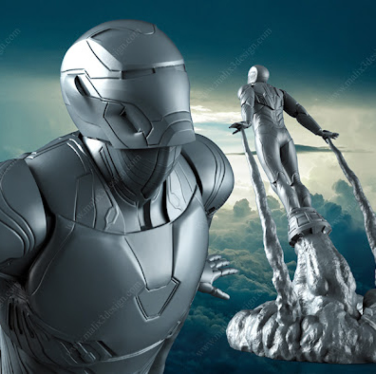 IRON SUIT ( Model 50 ) - 3D Printable Model