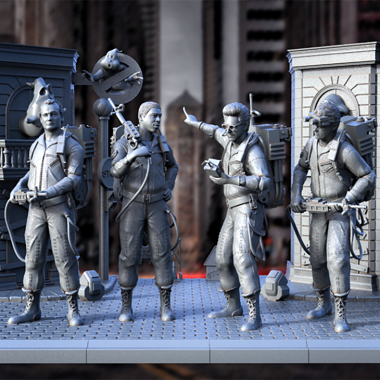 Ghostbusters ( Diorama - 4 Heroes ) - STL Files