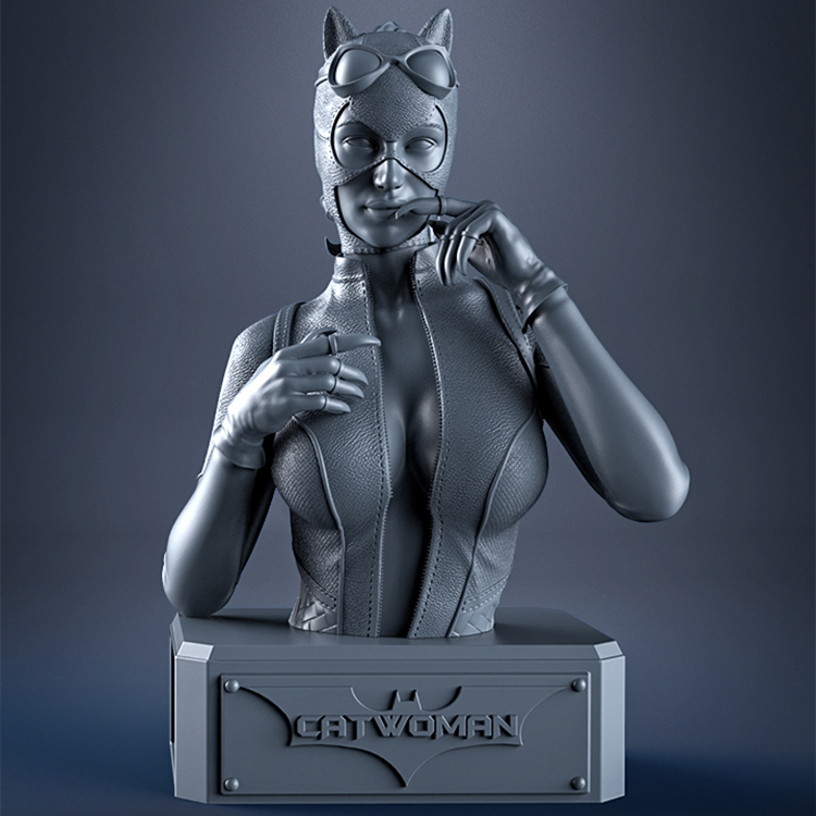 CATWOMAN ( bust ) - for 3D Printing