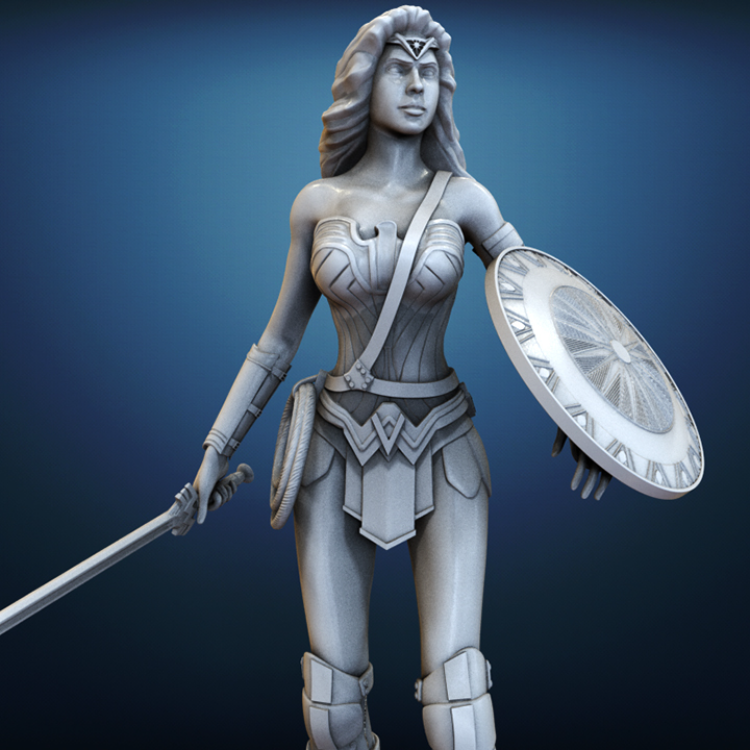 Wonder Woman ( classic ) - 3D Printing STL Files