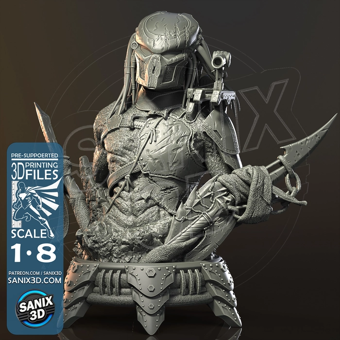 PREDATOR ( bust ) - 3D Printing Files