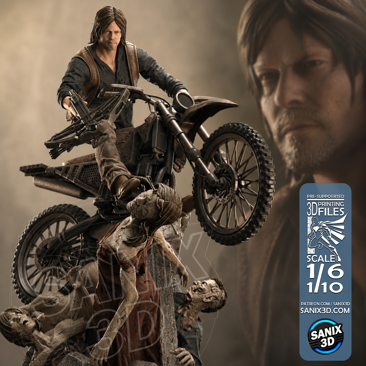 Daryl ( TWD ) - 3D Printing Files
