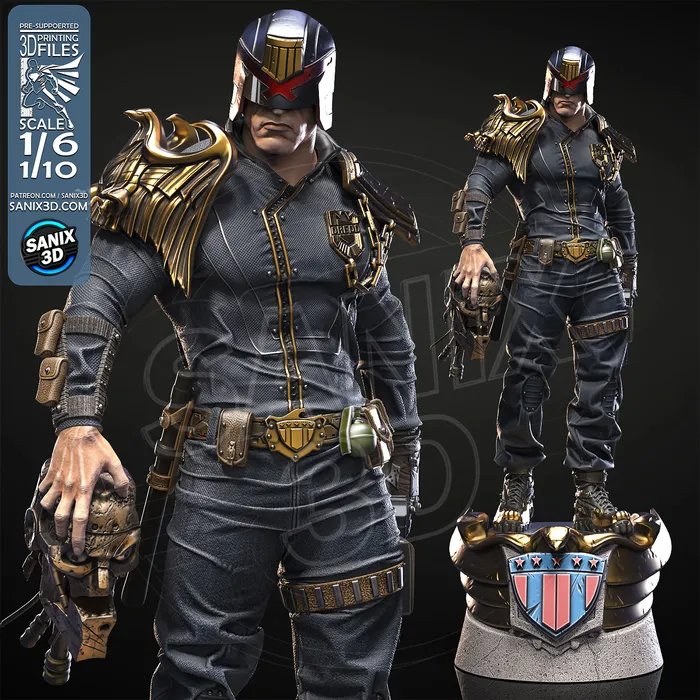 Judge Dredd - 3D Printing Files