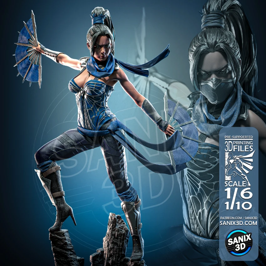 KITANA ( MK ) – 3D Printing Files