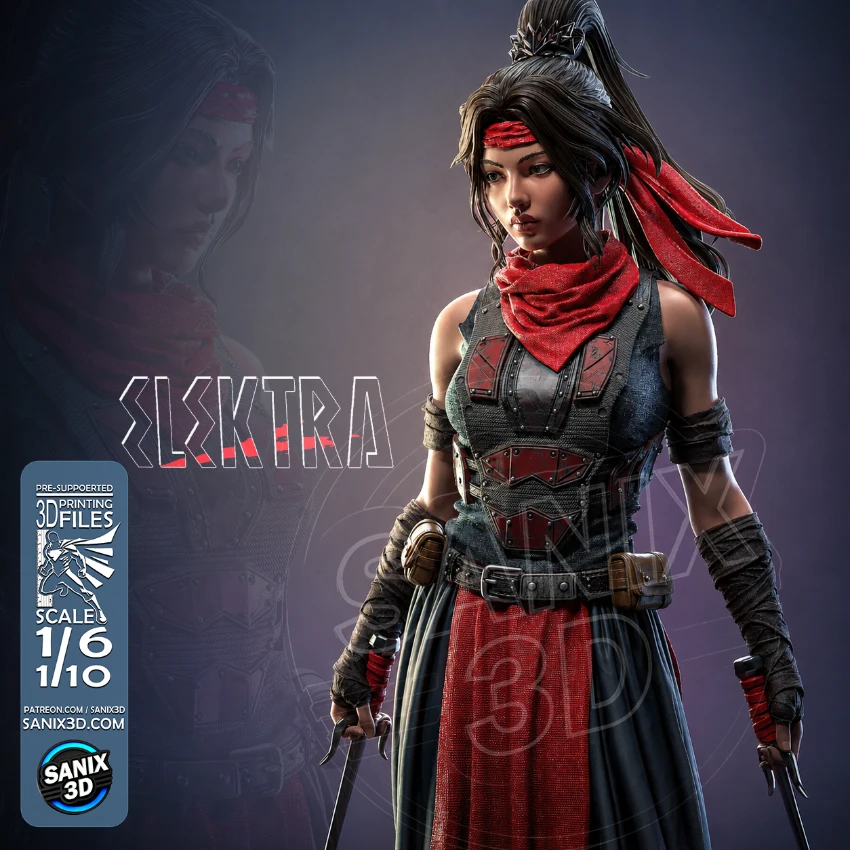 ELEKTRA ( Assassin ) - 3D Printing Files