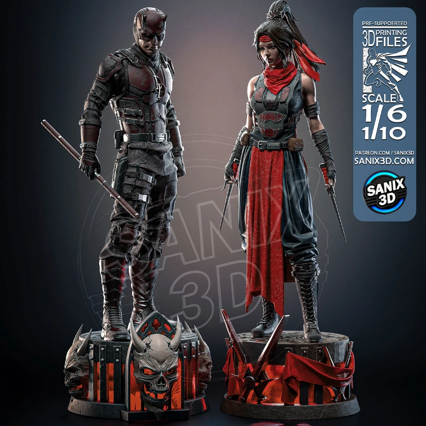 Shadowbound ( Devil & Assassin ) - 3D Printing Files