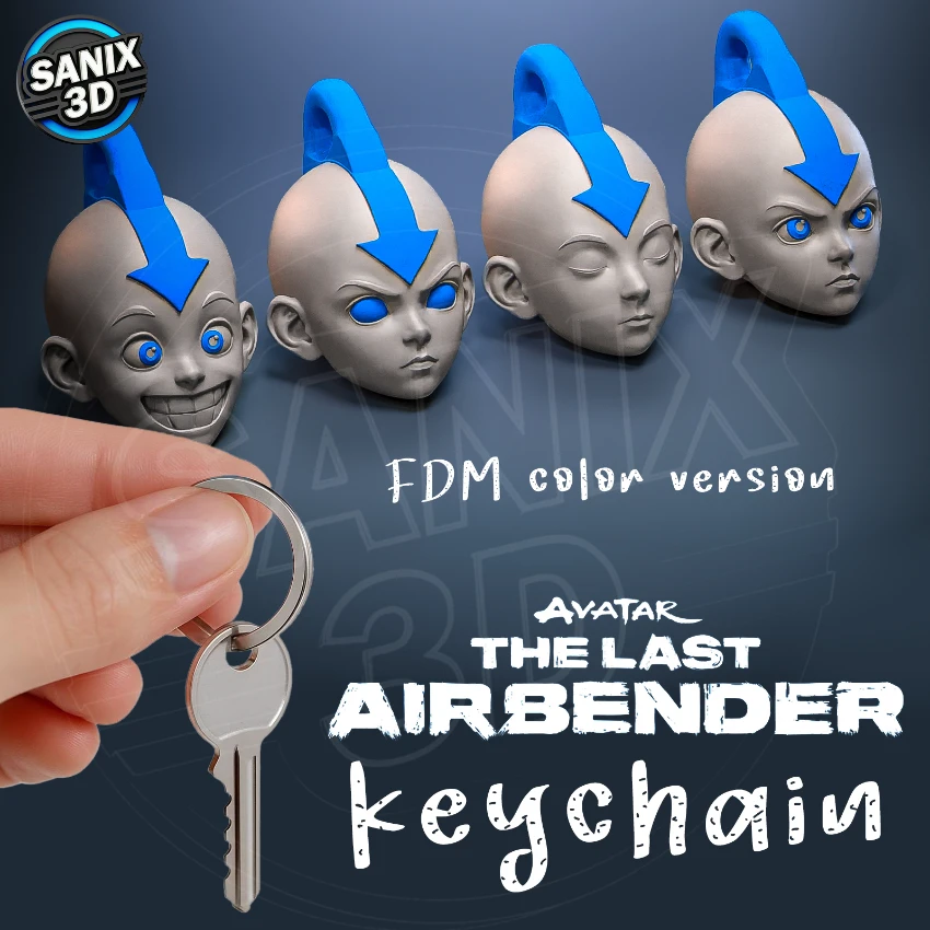 AVATAR ( Keychain ) - ( STL + 3MF )